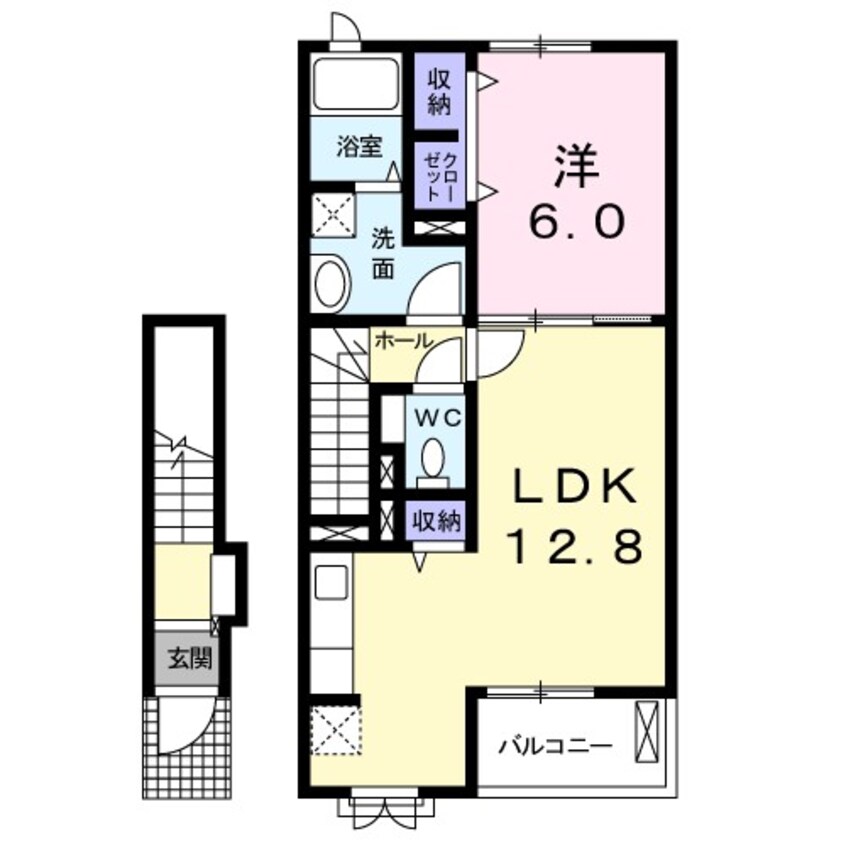 間取図 エスポワールII