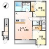 コスモス 2LDKの間取り