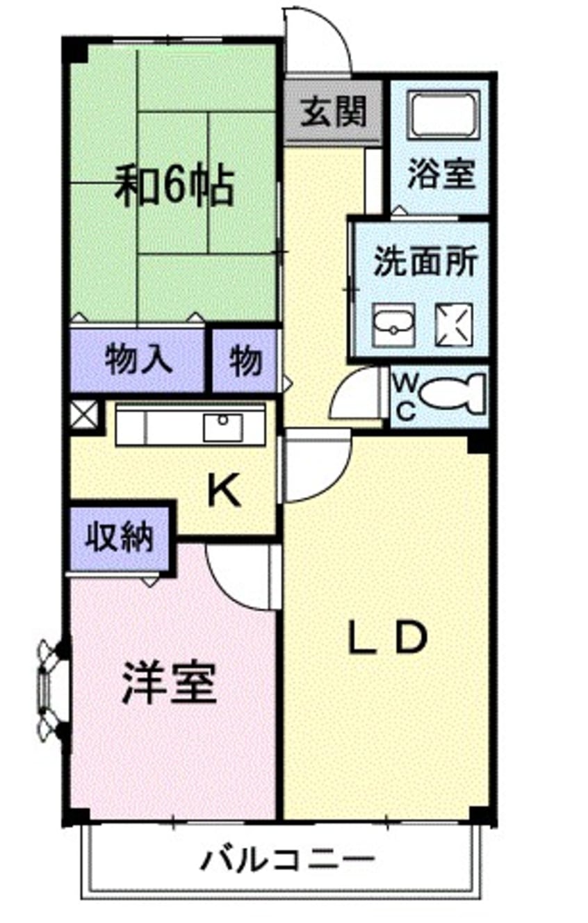 間取図 キャッスルタルイ壱番館Ａ