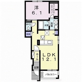 間取図 コート・ダジュール愛戸