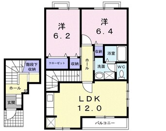 間取図 プリムローズII壱番館