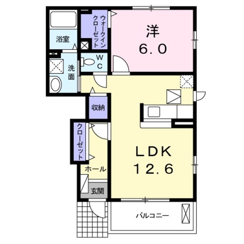 間取図 フラワーＢ