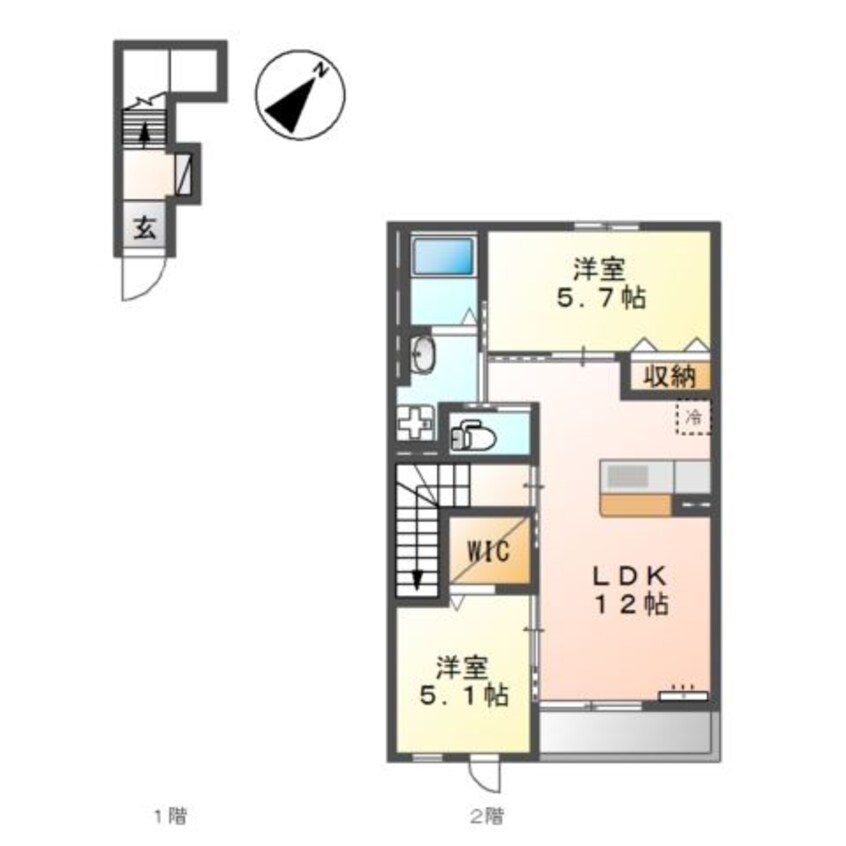 間取図 Reizen Ｉ（ライツェン　アインス）