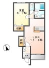 スターライズ 1LDKの間取り