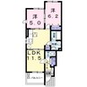 ドルチェ・カーサII 2LDKの間取り