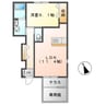 雫II 1LDKの間取り