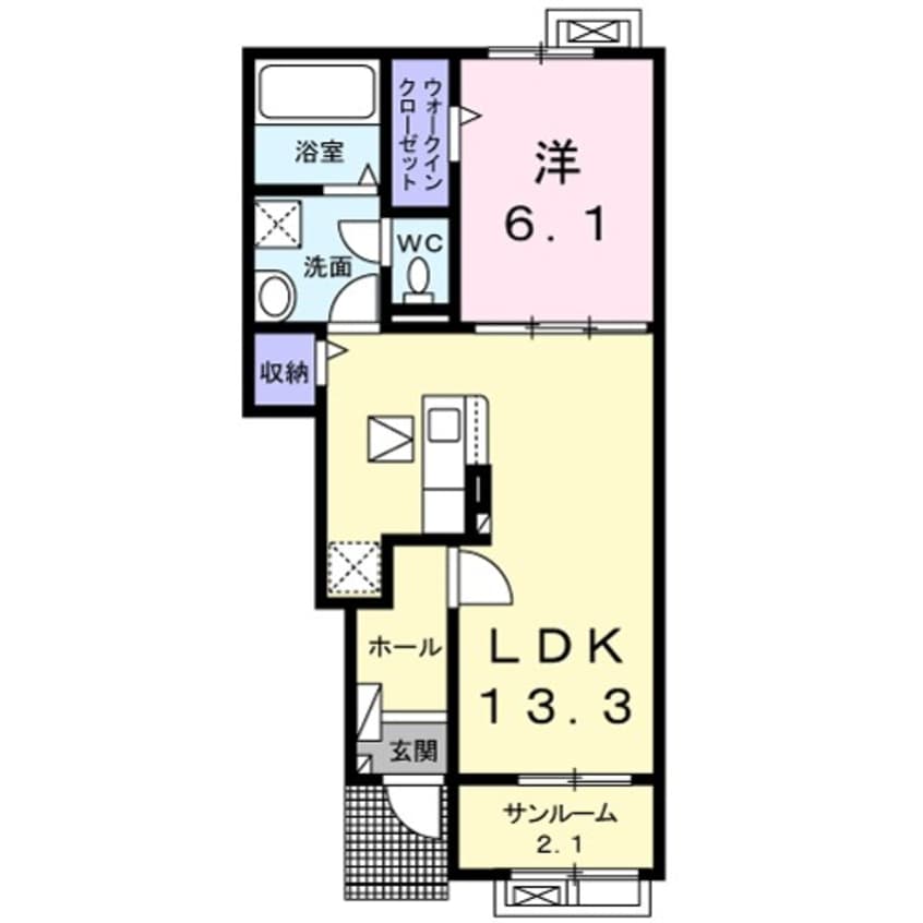 間取図 マニフィークI