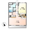 アーバニー 1LDKの間取り