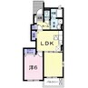ドゥメゾンＡ 1LDKの間取り