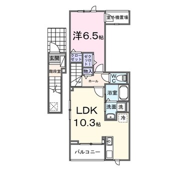 間取図 ヒカルサ土浦神立イーストI