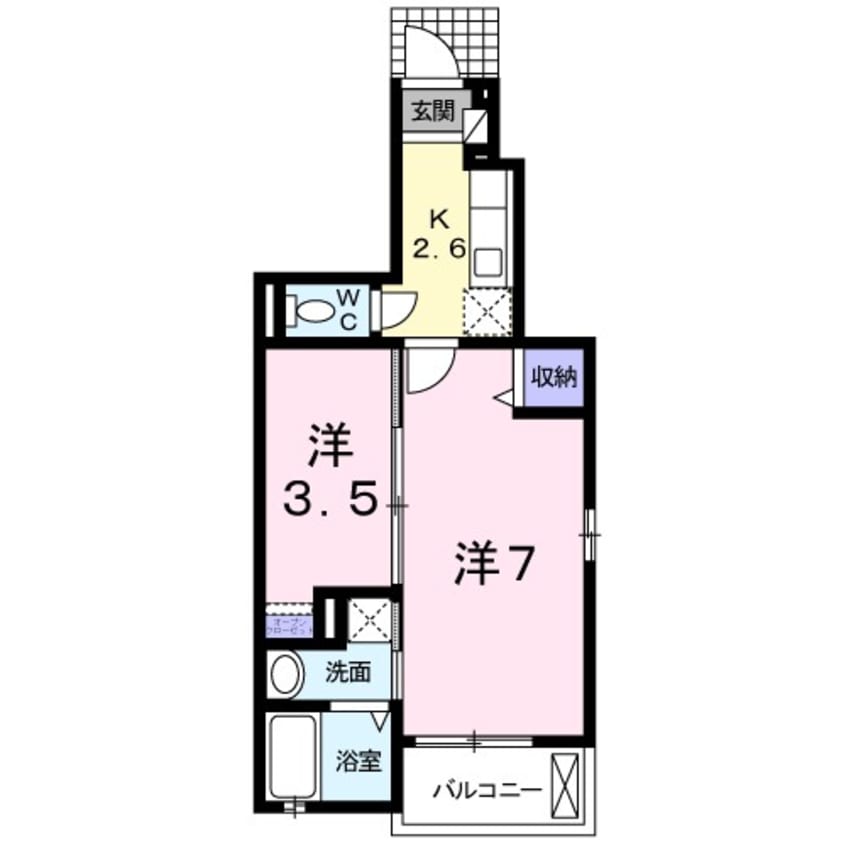 間取図 チャオ　ジェノバ