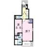 チャオ　ジェノバ 1Kの間取り