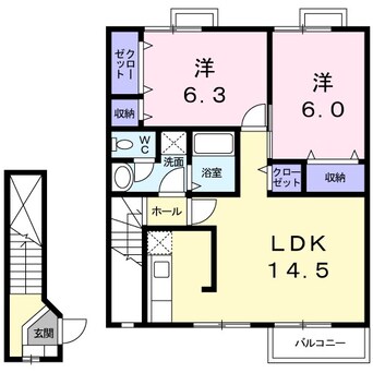 間取図 ウエストピークII