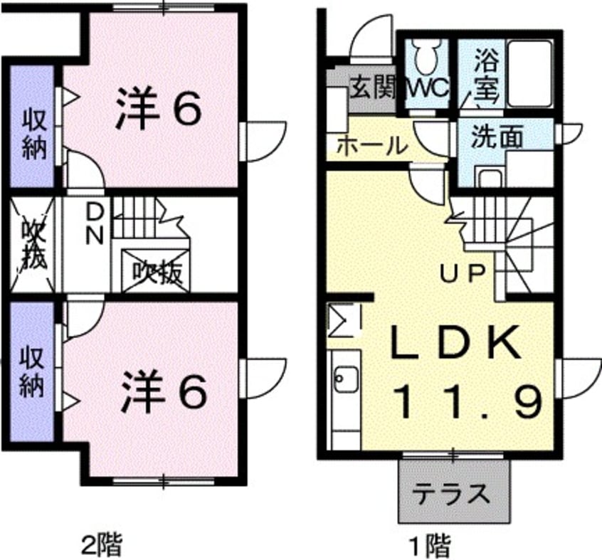 間取図 コリーヌメゾン