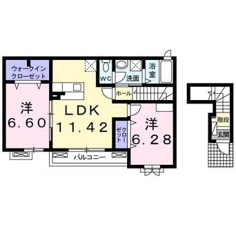 間取図 ベルフォ－レ　I