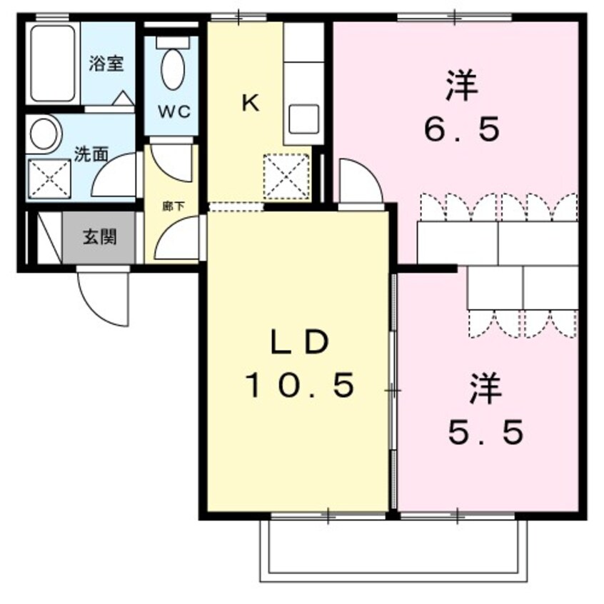 間取図 セジュール富士崎