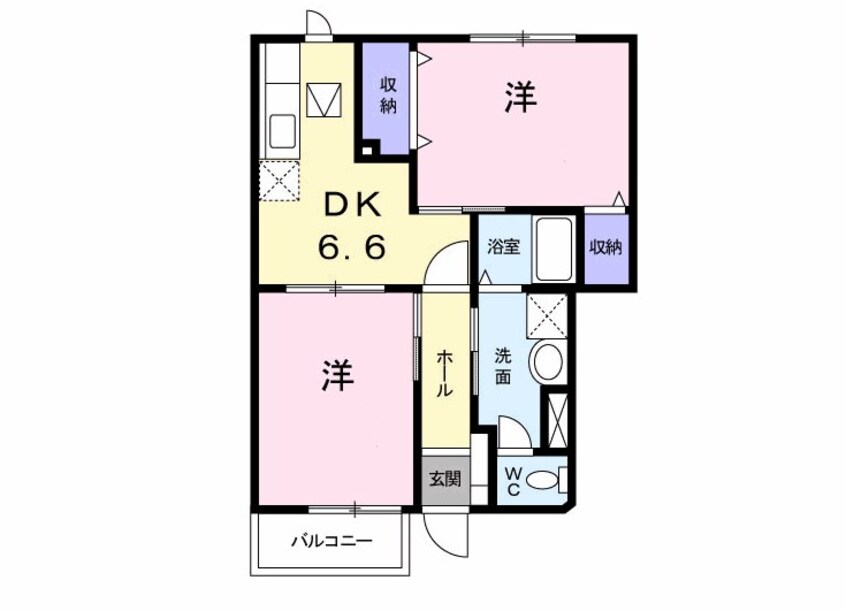 間取図 ＩＪＵＲＥＴ　Ａ