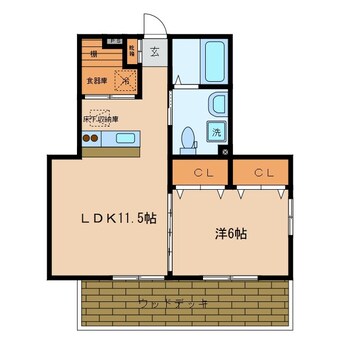 間取図 カラントアン観音台