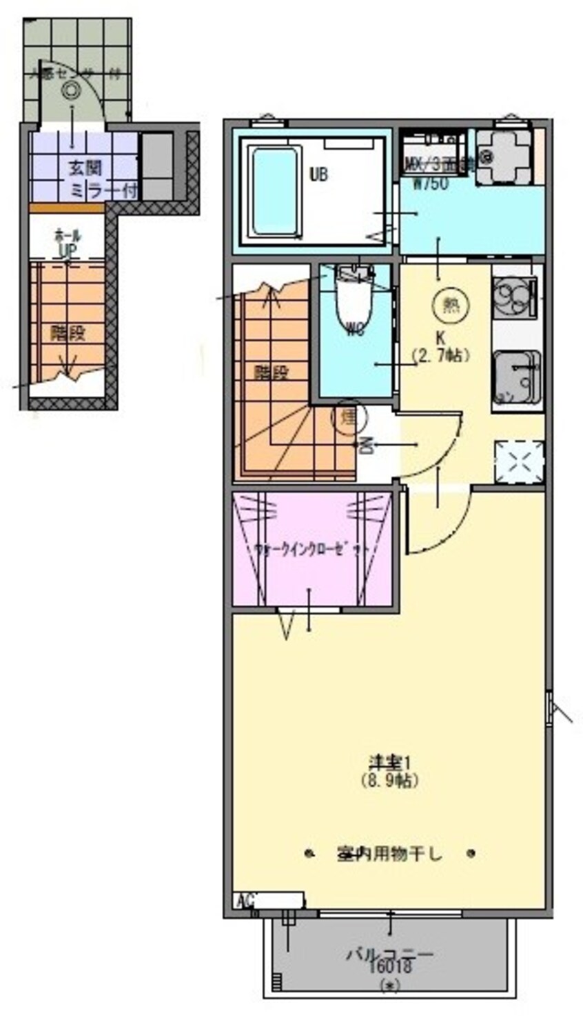 間取図 KK Hills III