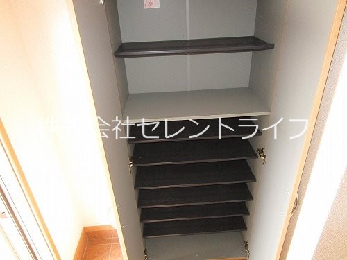 玄関トールシューズボックス内部 ポジターノ
