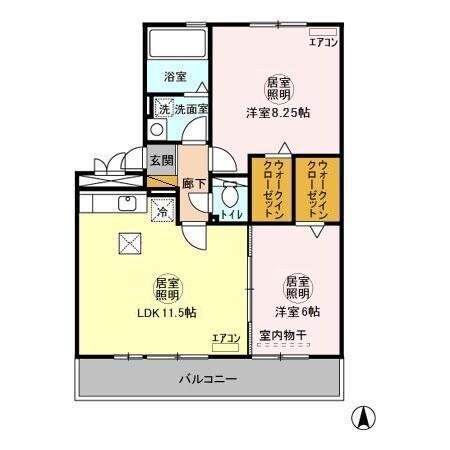 間取り図 みどりのエアリー　Ｎ