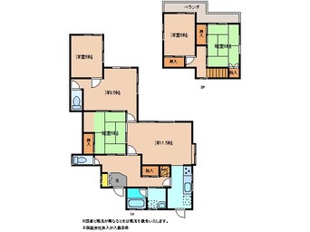 間取図 下広岡　山崎邸