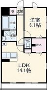 アルシオネ 1LDKの間取り