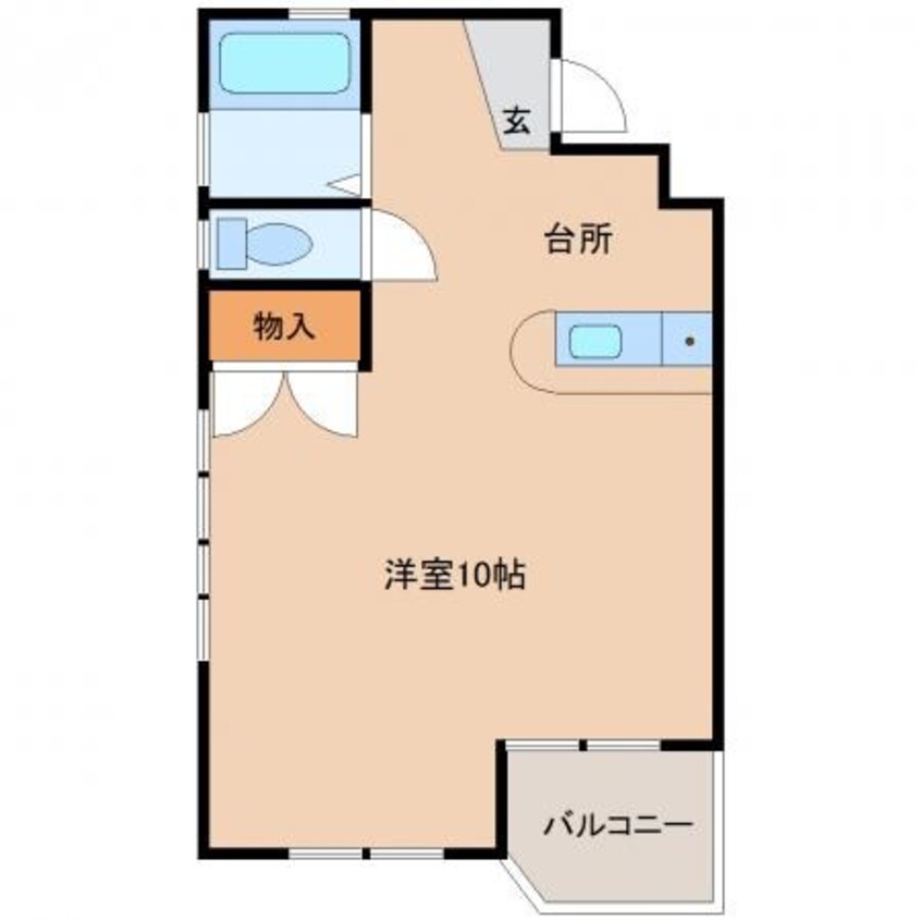 間取図 ヴィラエスポワール古来