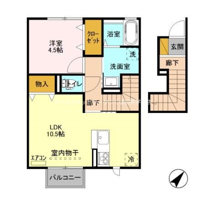 間取図 カーサイルフィオーレC