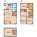 谷田部5627戸建の間取図