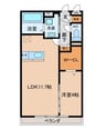 アルシオネ 1LDKの間取り