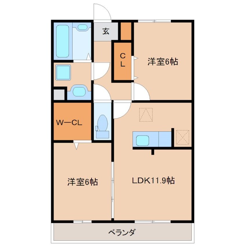 間取図 サンハイツ