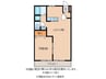 ヴェイル観音台　A棟 1LDKの間取り