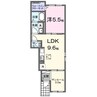 ビラステージ　クルール 1LDKの間取り