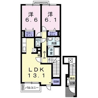 間取図 ヴェルサン・カメリア　II