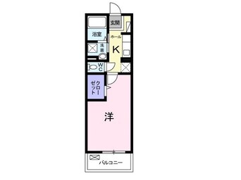 間取図 イーストリバティーV