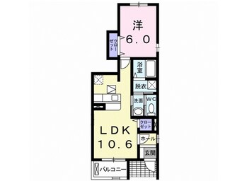 間取図 ボヌール・シュプレーム　Ａ