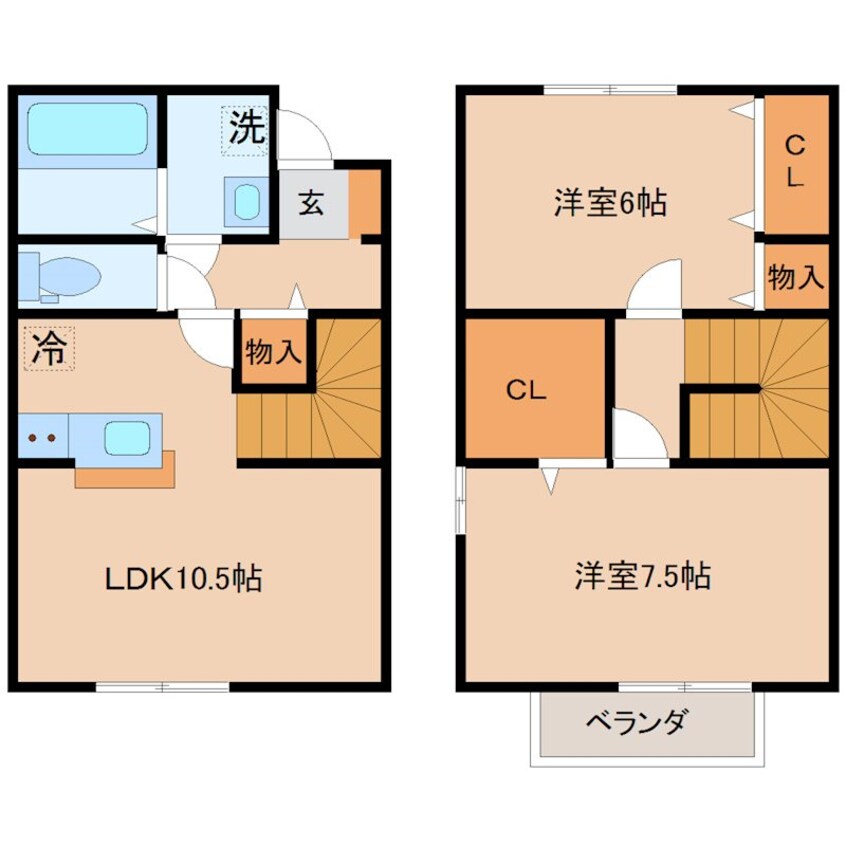 間取図 フェリース　C