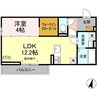 仮）D-room二の宮4丁目 1LDKの間取り