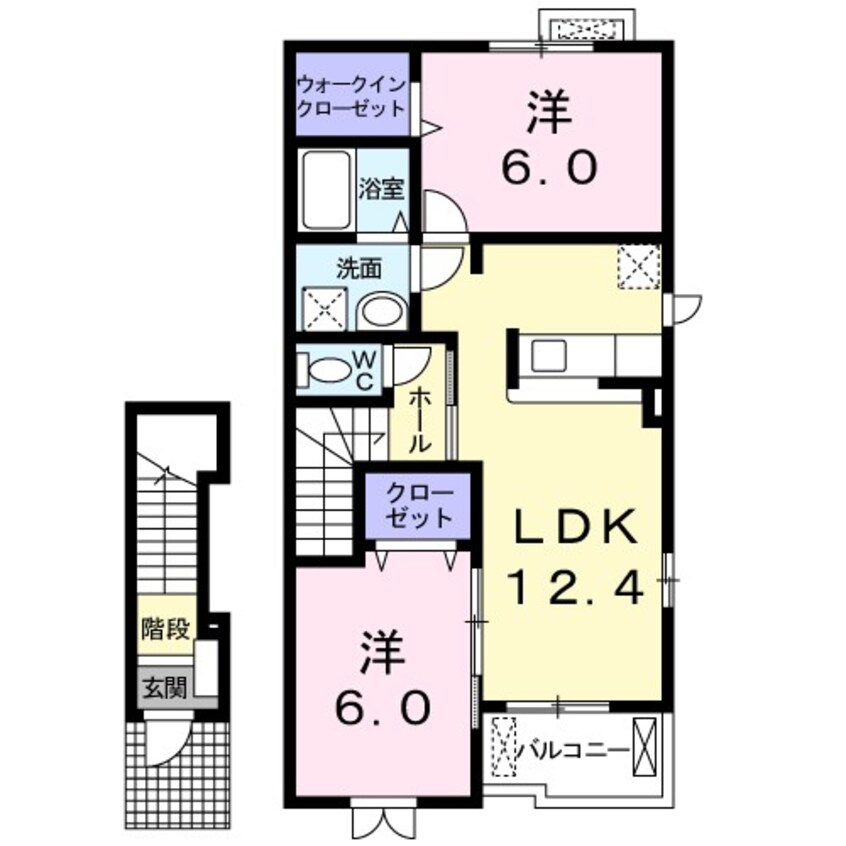 間取図 アイリスＡ