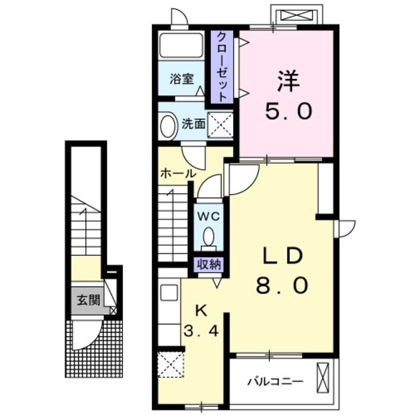 間取図 サンセールII