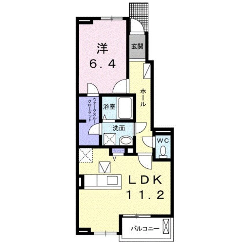 間取図 アイランドヒルズ学園　I