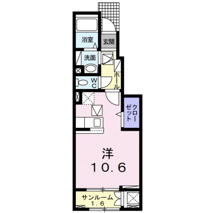 間取図 リオンリゾートVIII