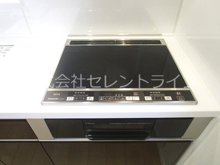 グリル付き3口ＩＨコンロ ドムス学園の森