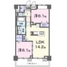 エルドール 2LDKの間取り