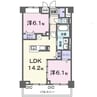 エルドール 2LDKの間取り