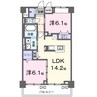 エルドール 2LDKの間取り