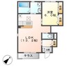 コモド　ピノ 1LDKの間取り