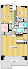 ガレリアヴェール 2LDKの間取り