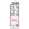 ジュネスIII 1Kの間取り